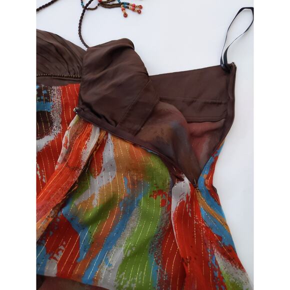 Bebe Y2k Vintage Silk Tank Top - Picture 6 of 16